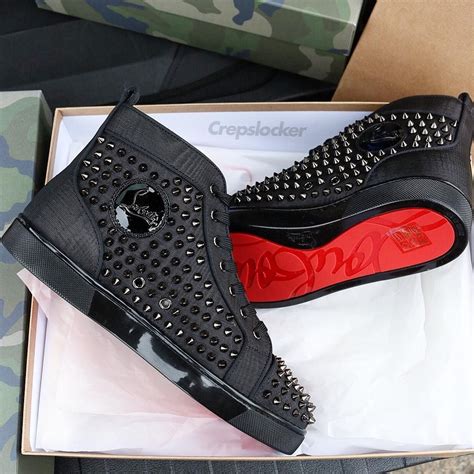 louboutin red bottom shoes men.